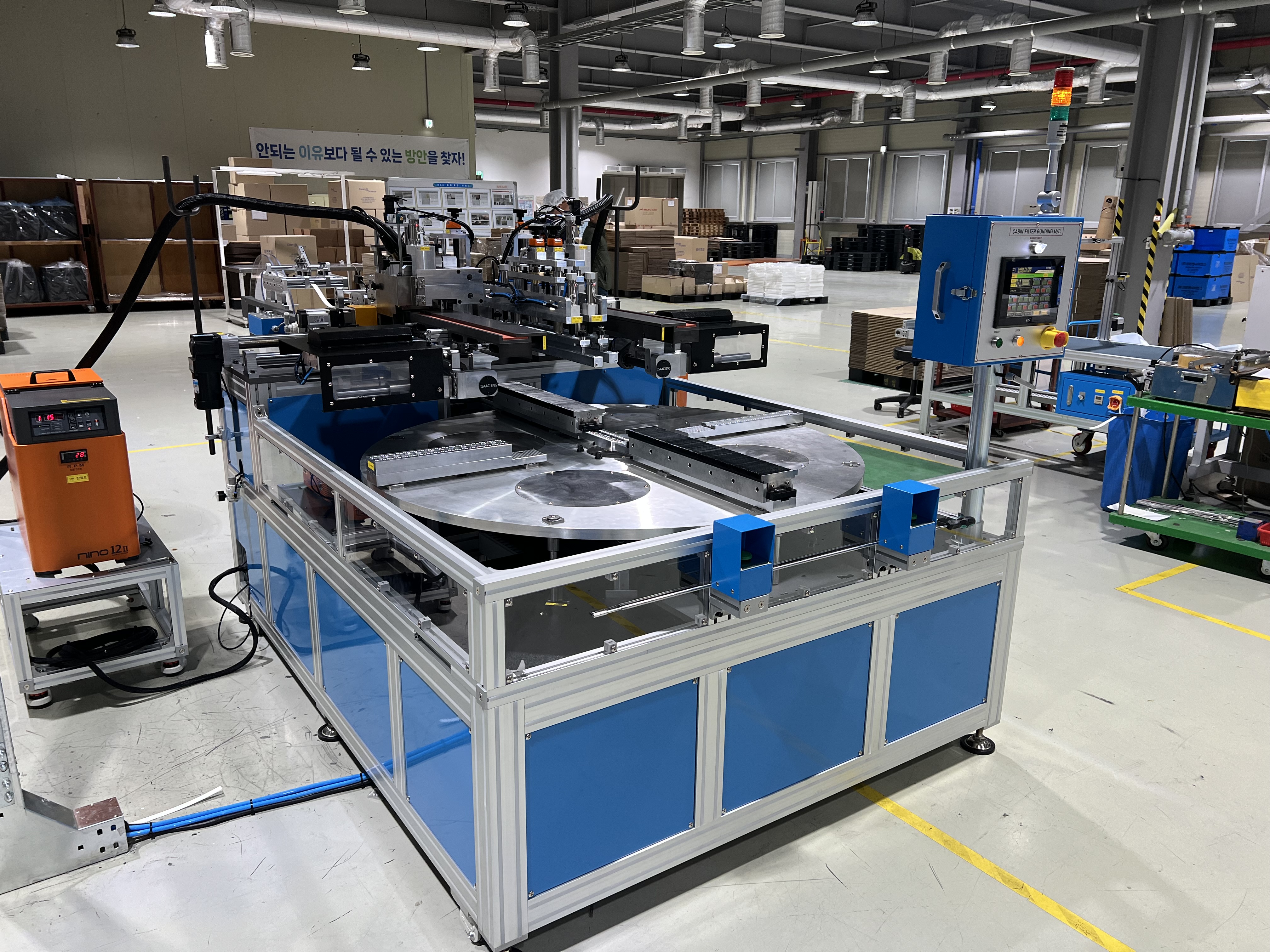 cabin filter bonding m/c